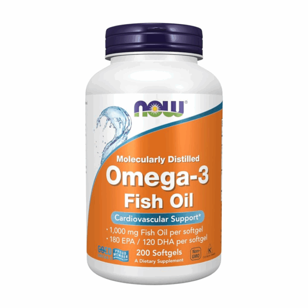 Omega-3 Fish Oil - 1,000 mg de aceite de pescado por cápsula